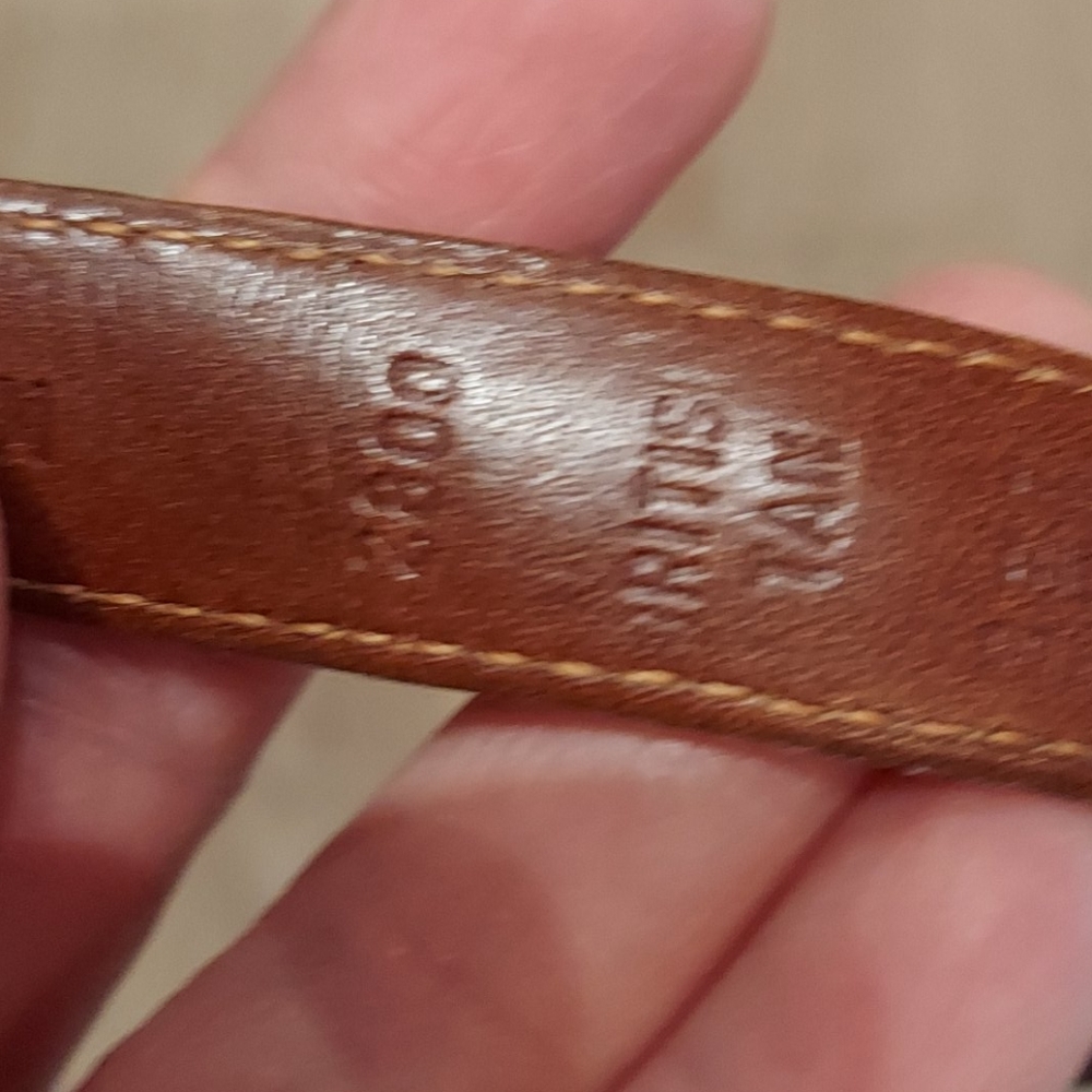 Coach British Tan Skinny Leather Belt #2800 - Picture 7 of 14
